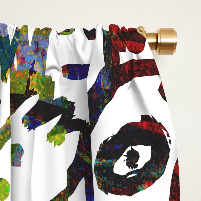 Graffiti Art Spray Painting White Street Comics Window Curtain Gallery Image 2