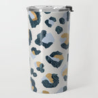 Snow Leopard Print Travel Mug Gallery Image 2