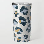 Snow Leopard Print Travel Mug Gallery Image 3