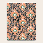 Froggie Ogee - papaya, green, and black Notebook Gallery Image 4