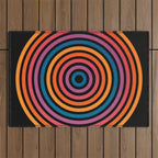 Candy Sunsets: California Night Edition Outdoor Rug Gallery Image 1