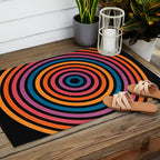 Candy Sunsets: California Night Edition Outdoor Rug Gallery Image 2