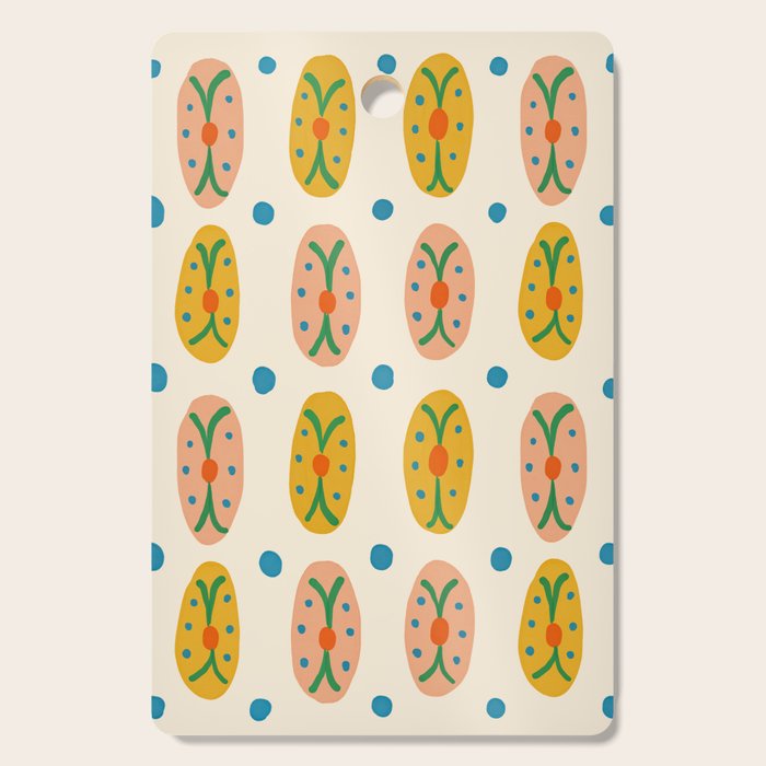 Ovals and Dots Cutting Board Gallery Image 1