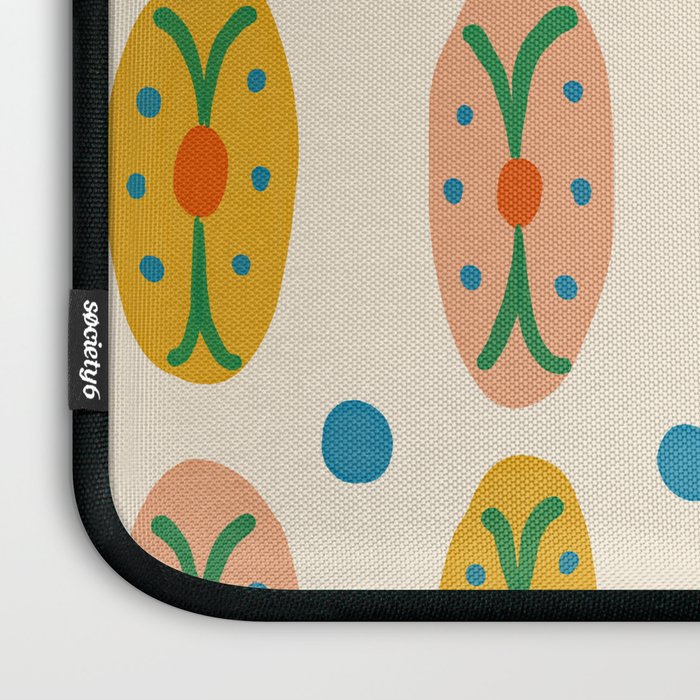Ovals and Dots Laptop Sleeve Gallery Image 3