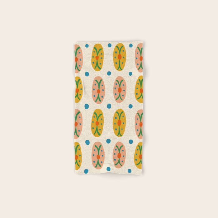 Ovals and Dots Bath Towel Gallery Image 1