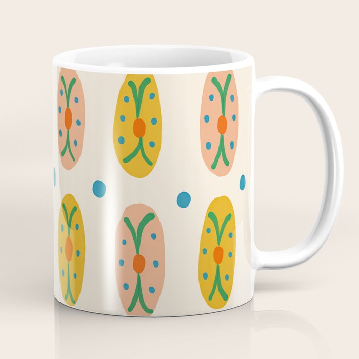 Ovals and Dots Coffee Mug Gallery Image 1