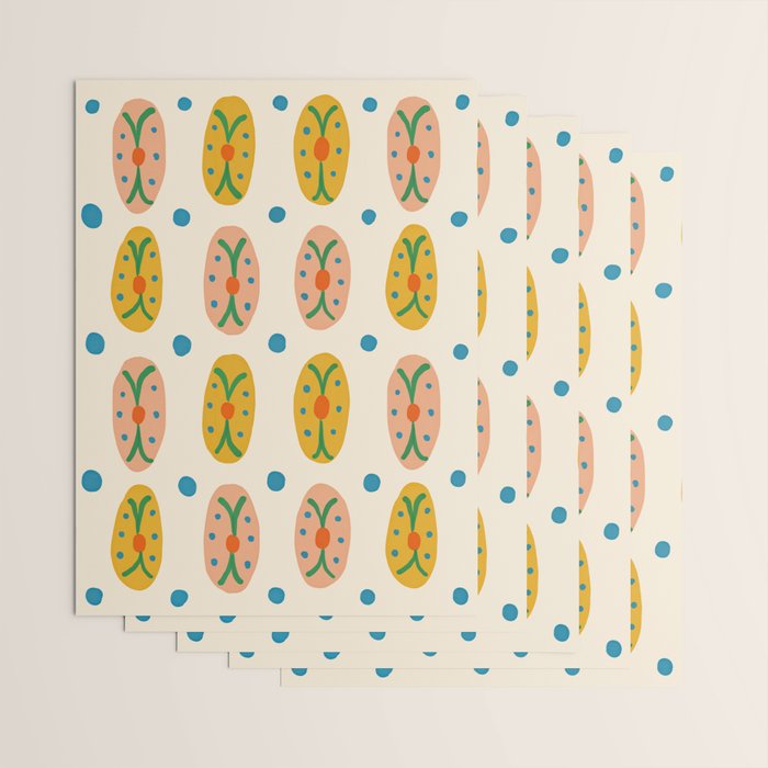 Ovals and Dots Wrapping Paper Gallery Image 3