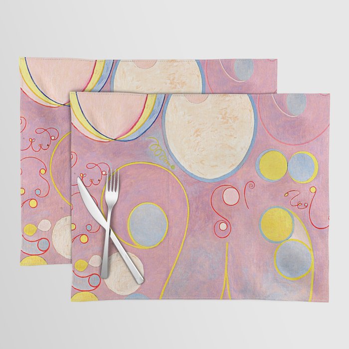 Hilma af Klint "The Ten Largest, No. 08, Adulthood, Group IV" Placemat Gallery Image 1