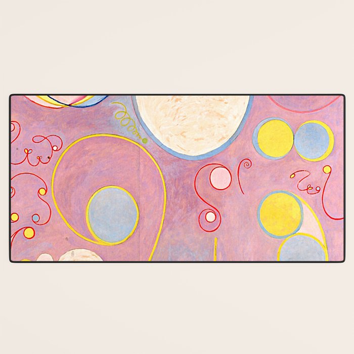 Hilma af Klint "The Ten Largest, No. 08, Adulthood, Group IV" Desk Mat Gallery Image 3