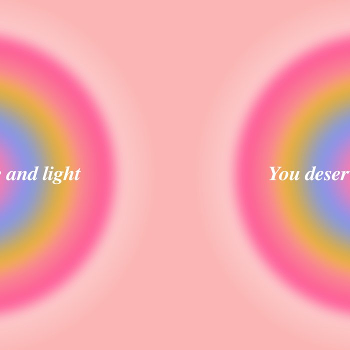 You Deserve Love And Light - Aura Gradient  Coffee Mug Gallery Image 2