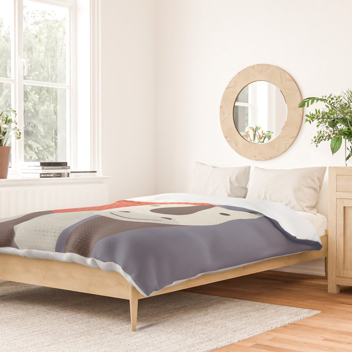 Whimsy Rhinoceros Duvet Cover Gallery Image 2