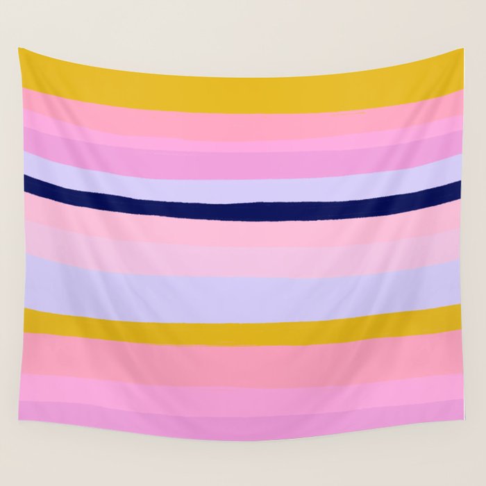 Ojai, california sunset Wall Tapestry Gallery Image 1