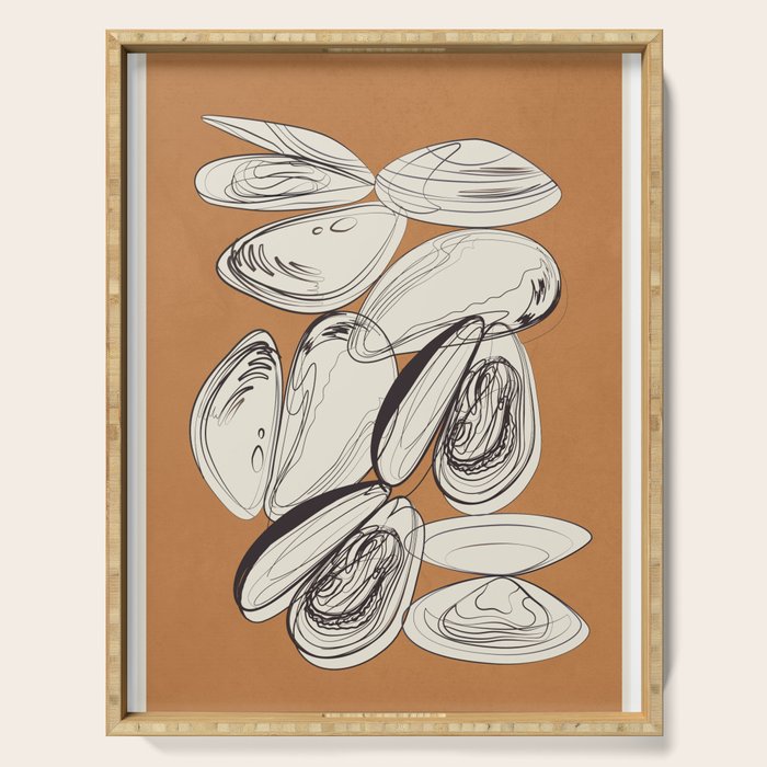 Mussels 1 Serving Tray Gallery Image 1
