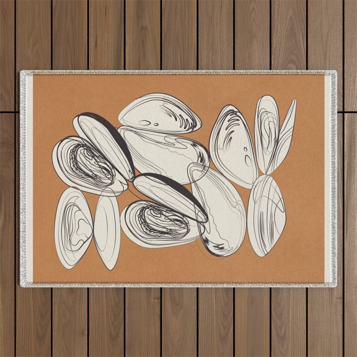 Mussels 1 Outdoor Rug Gallery Image 1