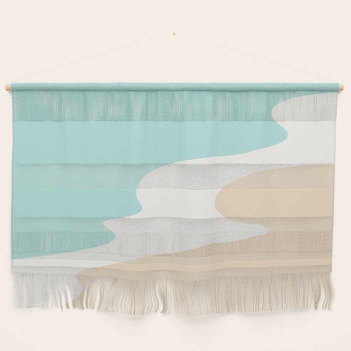 Sand and Sea Coastal Shoreline Wall Hanging Gallery Image 1