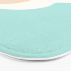 Sand and Sea Coastal Shoreline Bath Mat Gallery Image 3
