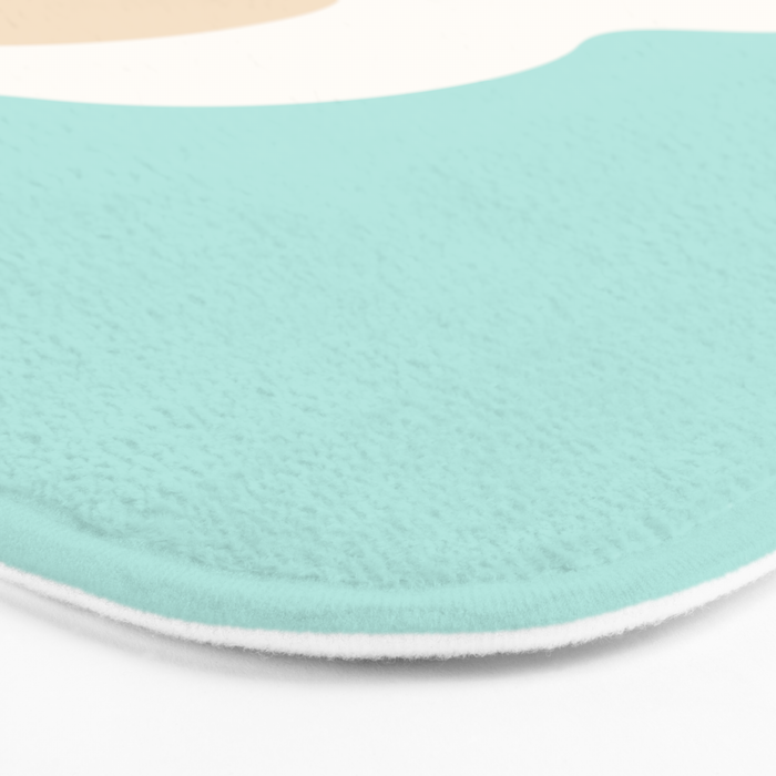 Sand and Sea Coastal Shoreline Bath Mat Gallery Image 3