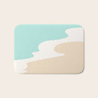 Sand and Sea Coastal Shoreline Bath Mat Gallery Image 1