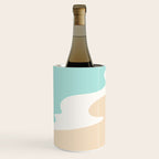 Sand and Sea Coastal Shoreline Wine Chiller Gallery Image 1