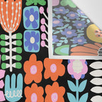 Maximalist Flower Collage Wall Tapestry Gallery Image 3