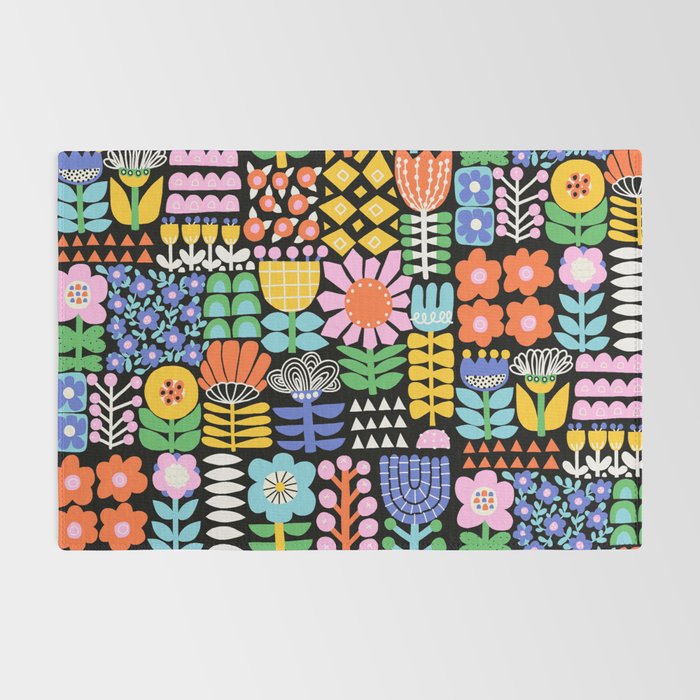 Maximalist Flower Collage Rug Gallery Image 2