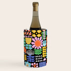 Maximalist Flower Collage Wine Chiller Gallery Image 1