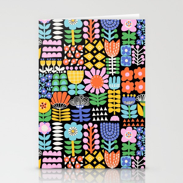 Maximalist Flower Collage Stationery Card Gallery Image 2