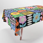 Maximalist Flower Collage Tablecloth Gallery Image 1