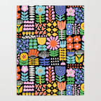 Maximalist Flower Collage Poster Gallery Image 4
