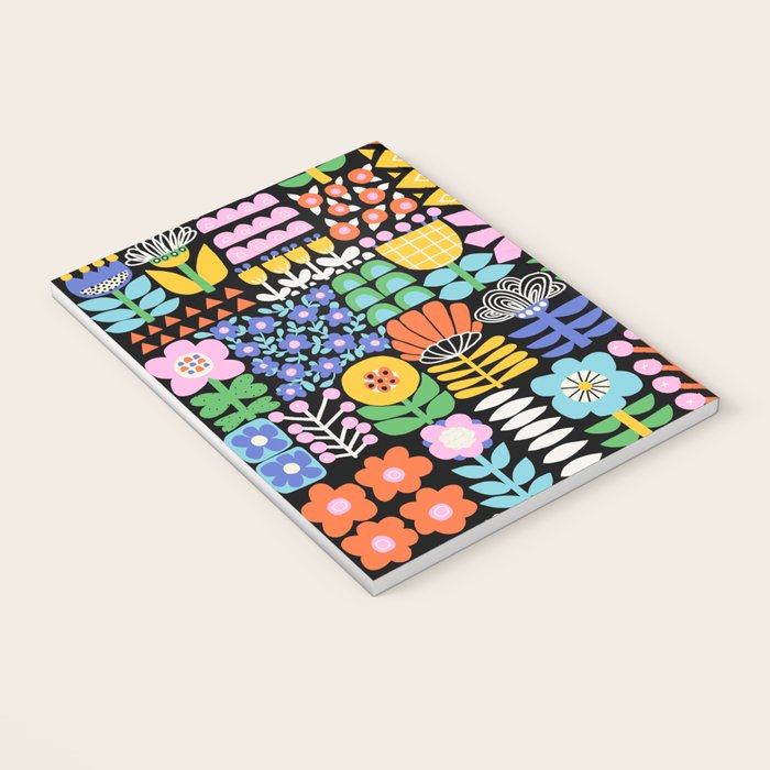 Maximalist Flower Collage Notebook Gallery Image 3