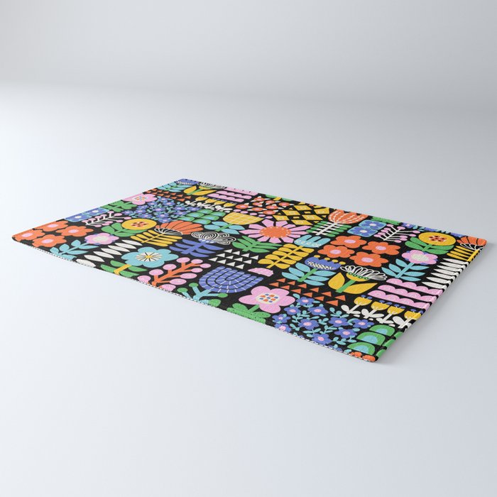 Maximalist Flower Collage Rug Gallery Image 3