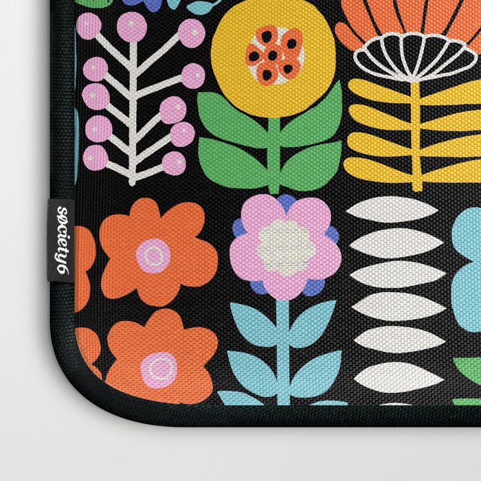 Maximalist Flower Collage Laptop Sleeve Gallery Image 3