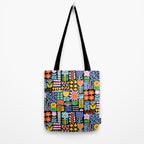 Maximalist Flower Collage Tote Bag Gallery Image 2
