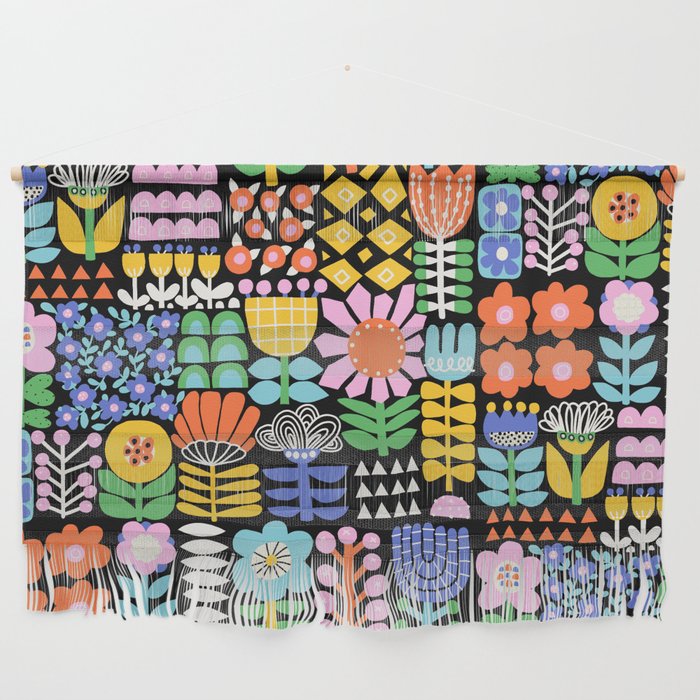 Maximalist Flower Collage Wall Hanging Gallery Image 1