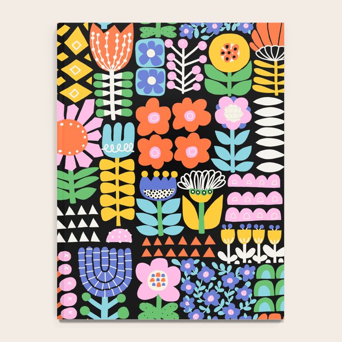 Maximalist Flower Collage Notebook Gallery Image 4