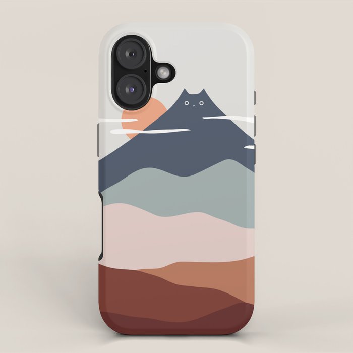 Cat Landscape 21 iPhone Case Gallery Image 1