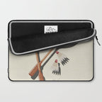 Badminton Retro Laptop Sleeve Gallery Image 2