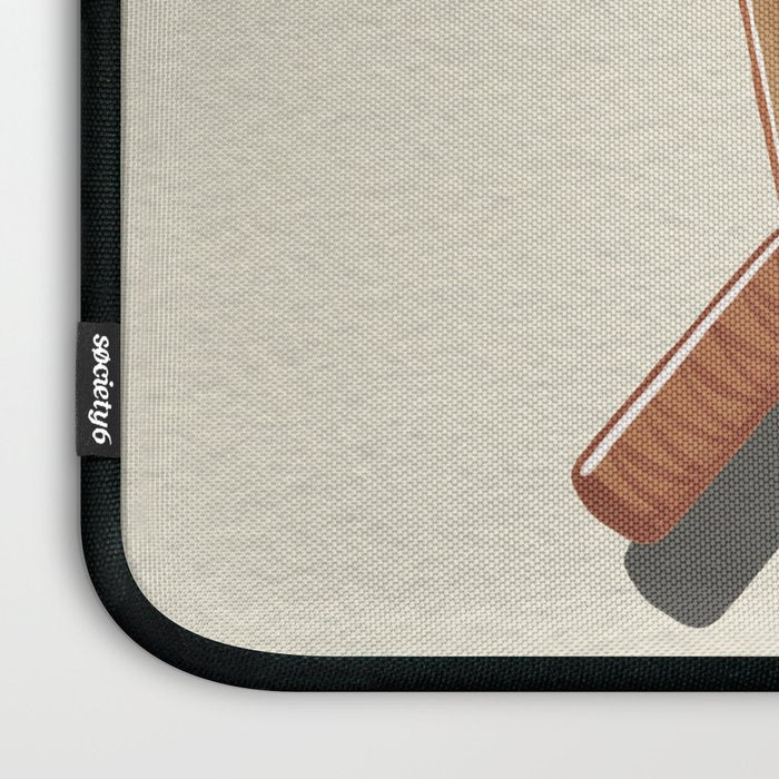Badminton Retro Laptop Sleeve Gallery Image 3