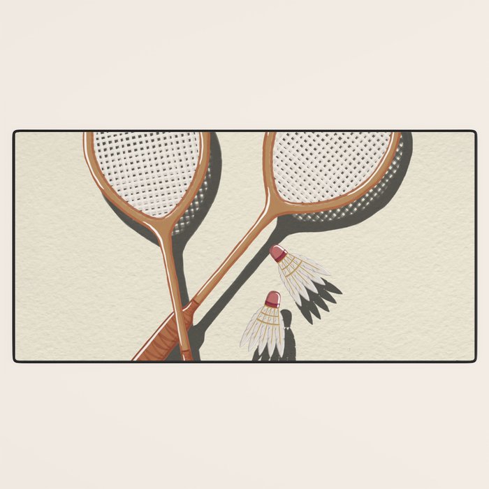 Badminton Retro Desk Mat Gallery Image 3