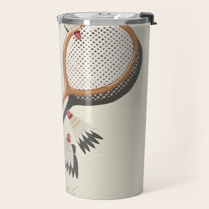 Badminton Retro Travel Mug Gallery Image 2