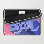 Be brave - purple and pink Laptop Sleeve Gallery Image 2