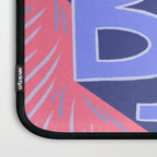 Be brave - purple and pink Laptop Sleeve Gallery Image 3