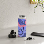 Be brave - purple and pink Water Bottle Gallery Image 4