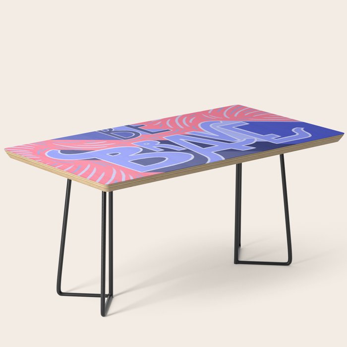 Be brave - purple and pink Coffee Table Gallery Image 1