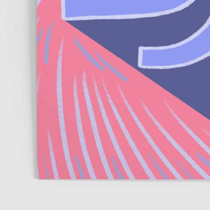 Be brave - purple and pink Poster Gallery Image 3