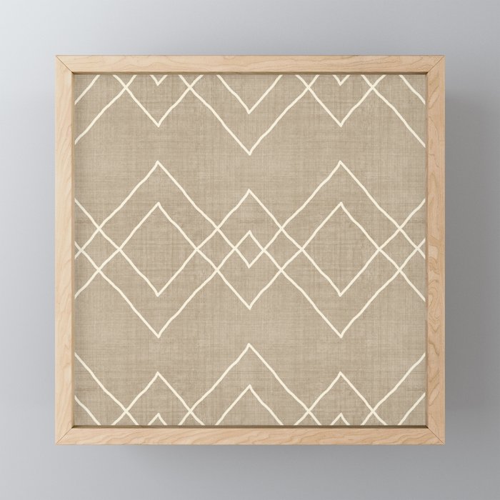 Nudo in Tan Mini Art Print Gallery Image 1