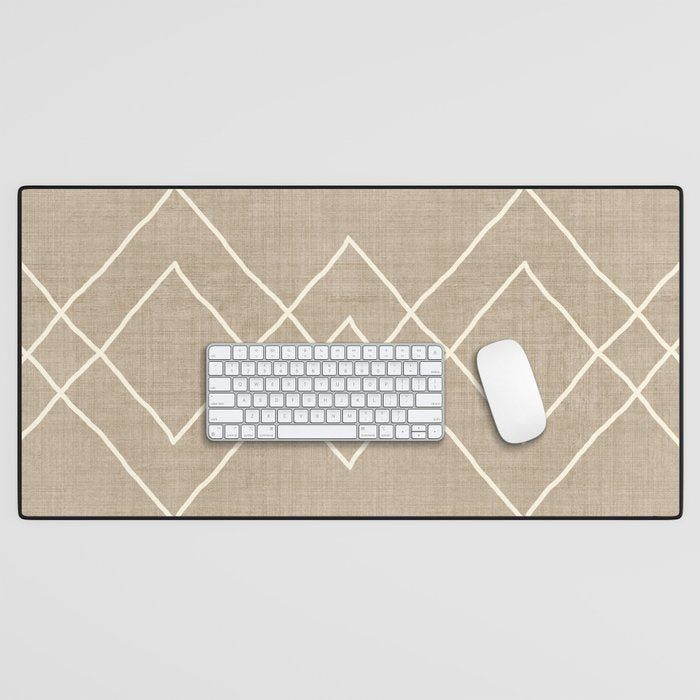 Nudo in Tan Desk Mat Gallery Image 1