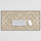 Nudo in Tan Desk Mat Gallery Image 1