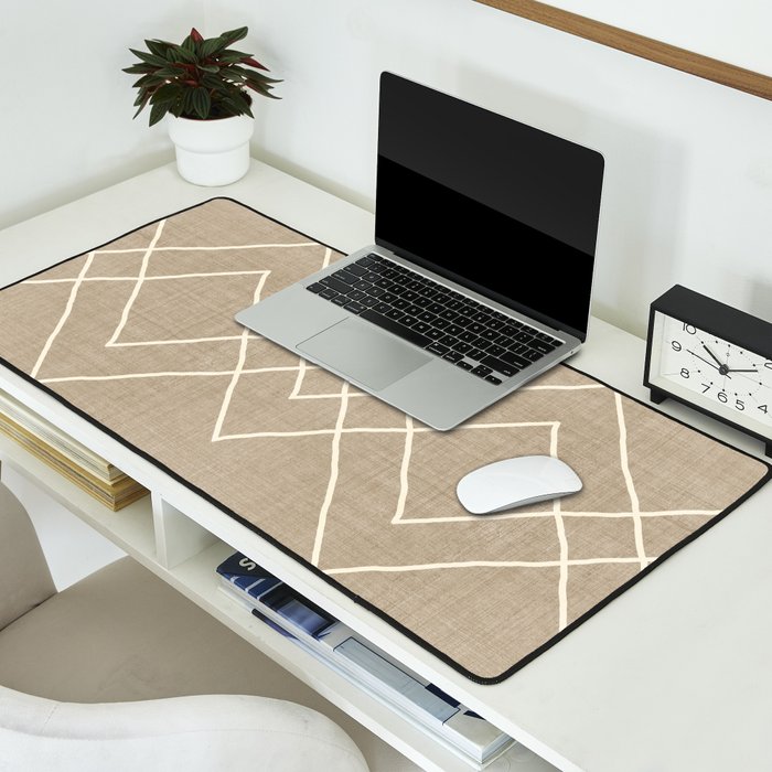Nudo in Tan Desk Mat Gallery Image 2