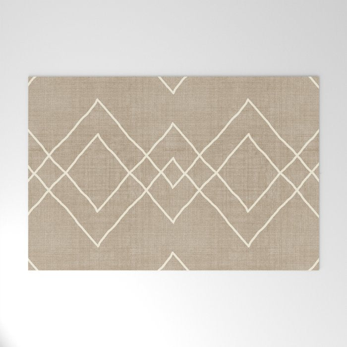 Nudo in Tan Welcome Mat Gallery Image 1